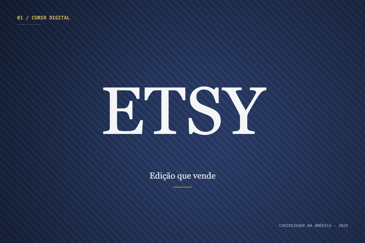 Capa: Edição que vende na Etsy