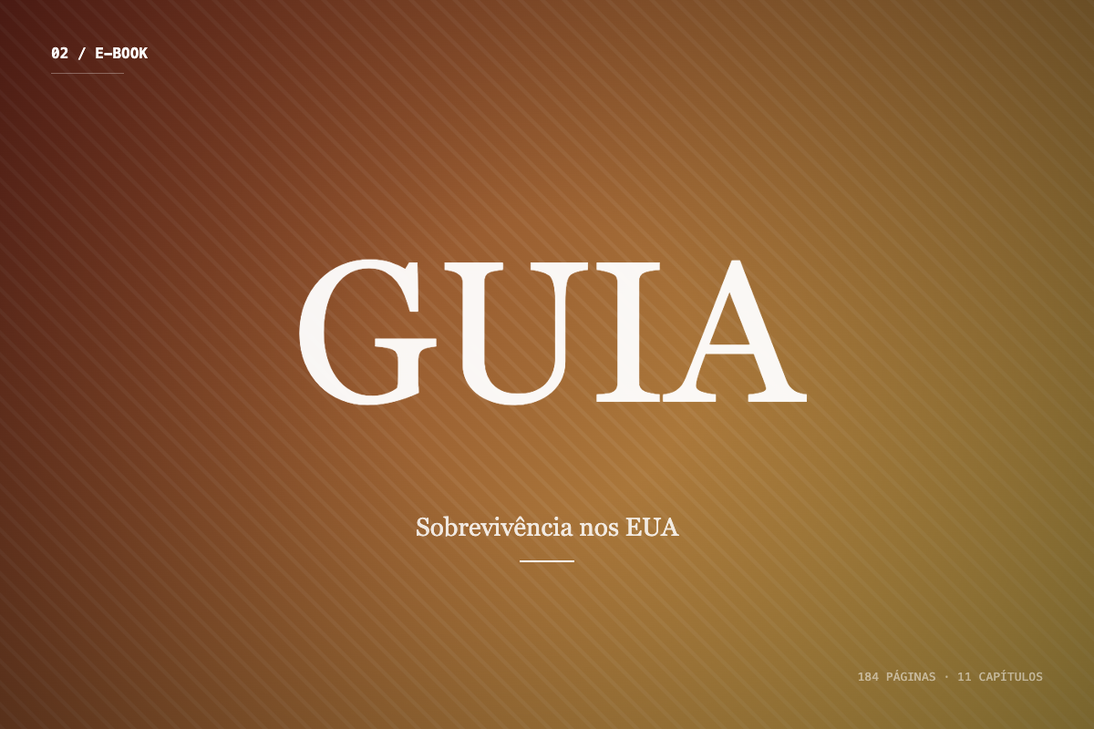 Capa: Guia de Sobrevivência Brasileiro nos EUA